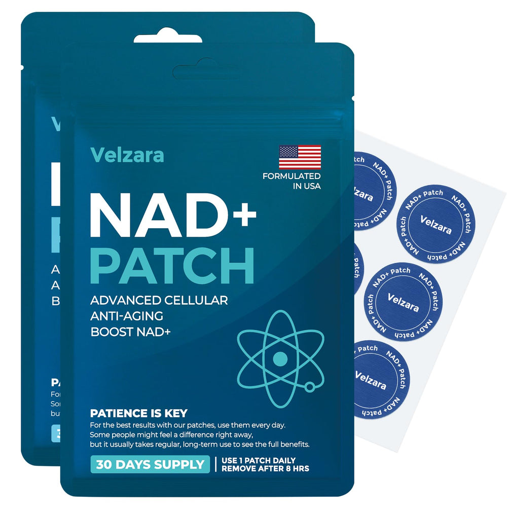Velzara NAD+ Patches packaging