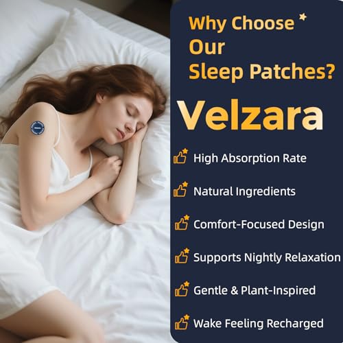 Velzara Sleep Patch being applied to upper arm