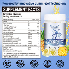 Gummy texture and pineapple flavor highlight