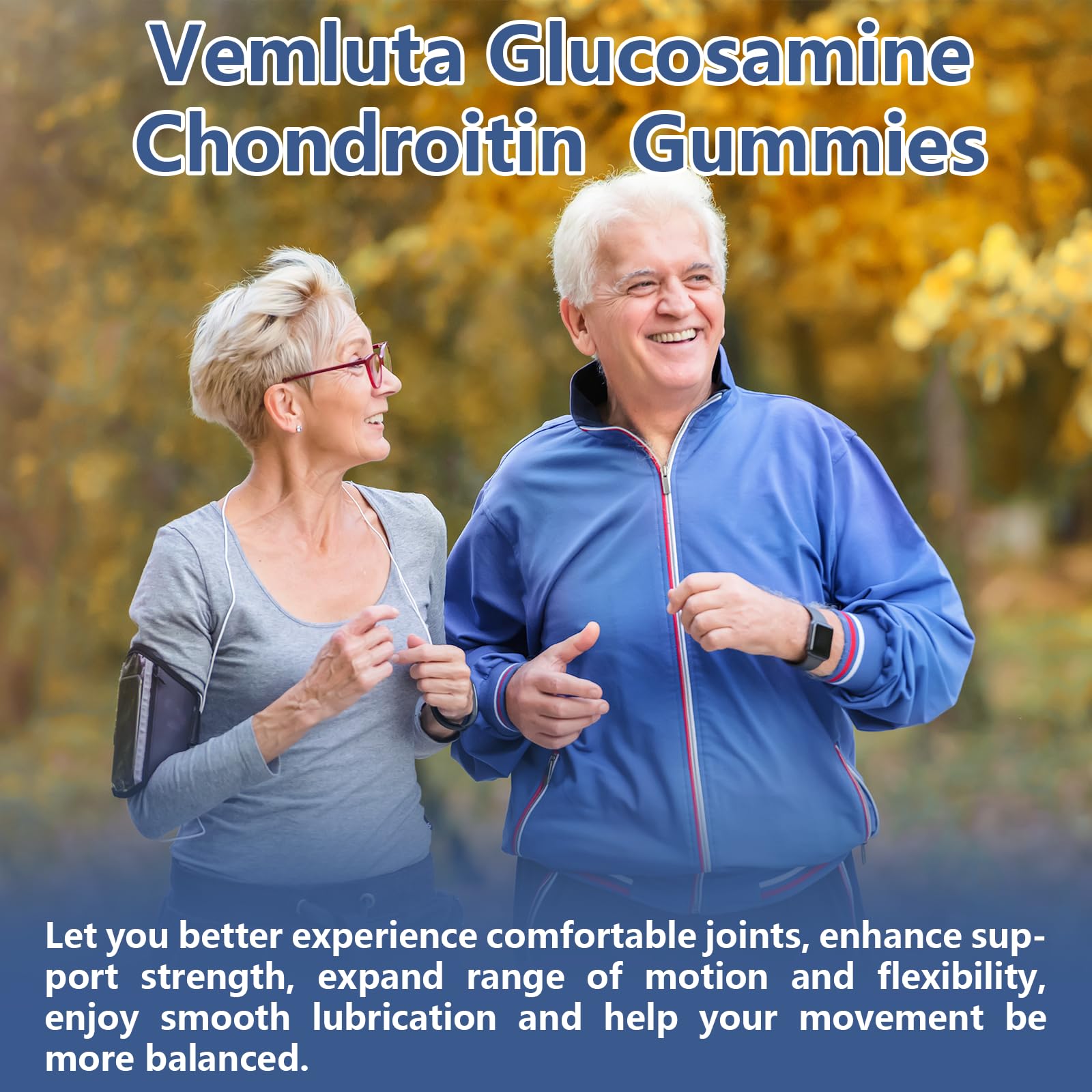 Adult-friendly joint support gummies for men and women