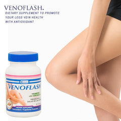 Hawthorn berry and other antioxidants in VenoFlash formula