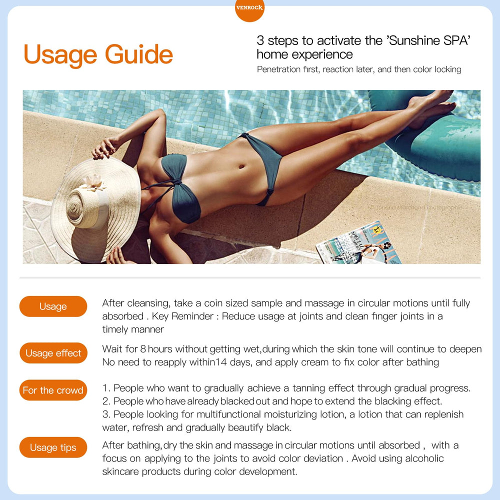 Venrock Self Tanner packaging box displayed for gifting or travel
