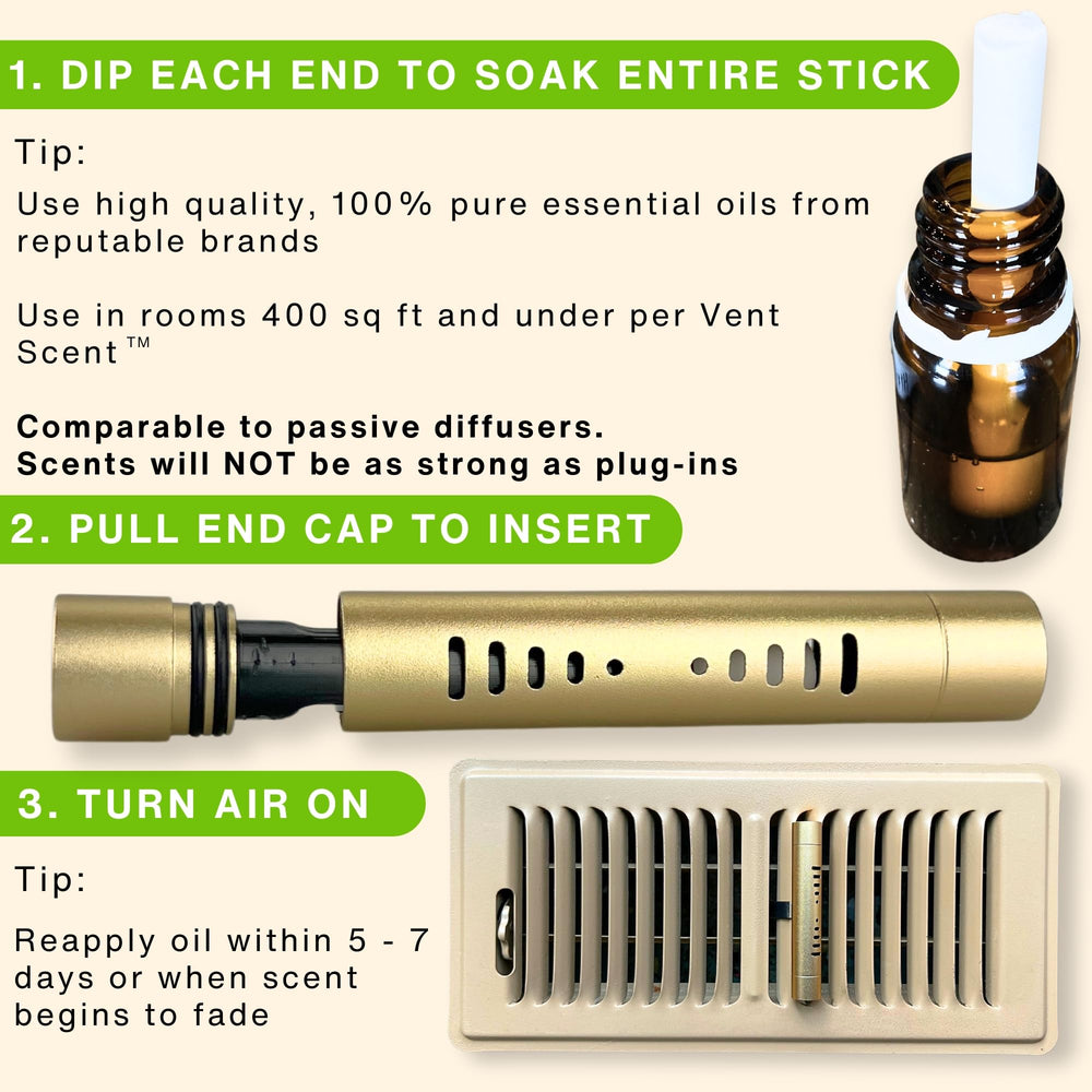 Vent Scent easy installation sliding onto a vent