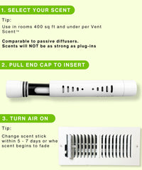 Vent Scent being installed on a vent register