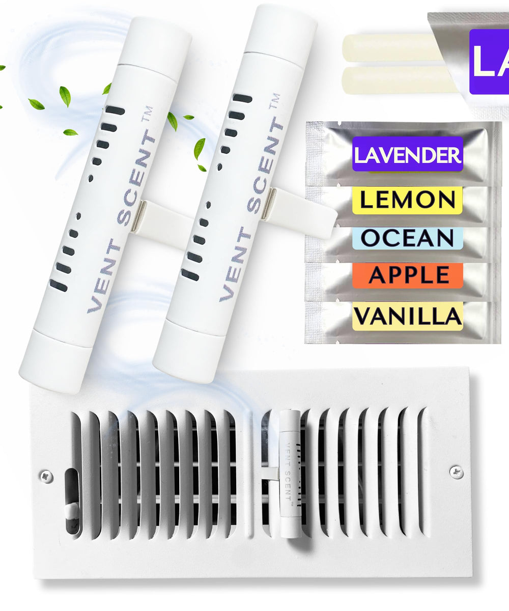 Easy replacement of scented sticks to switch fragrances