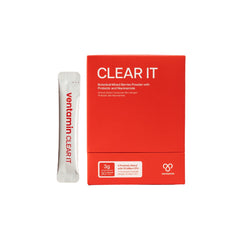Ventamin Clear It acne supplement sachet packaging
