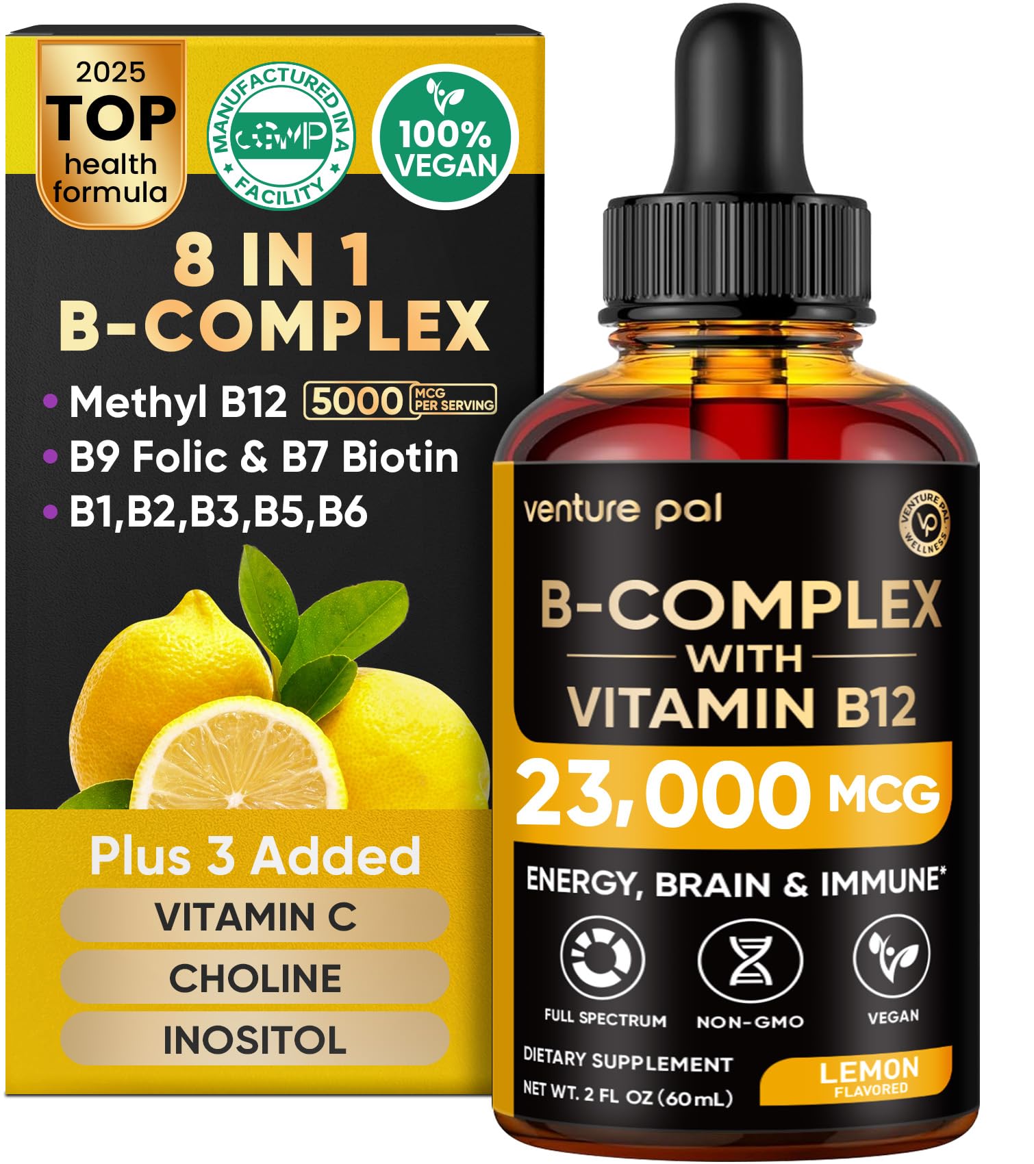 Venture Pal B Complex Liquid Drops bottle front