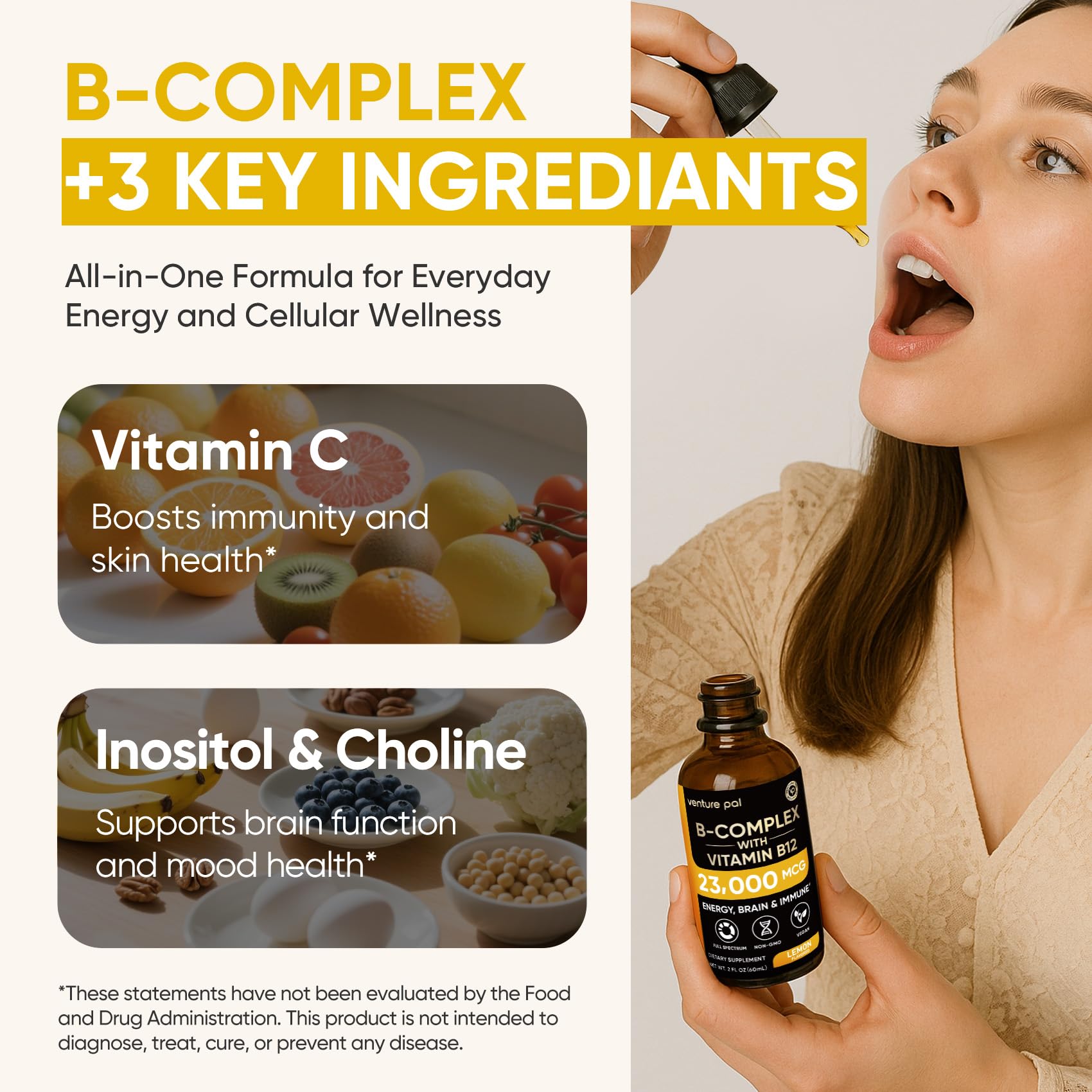 Vitamin C, Choline and Inositol symbols