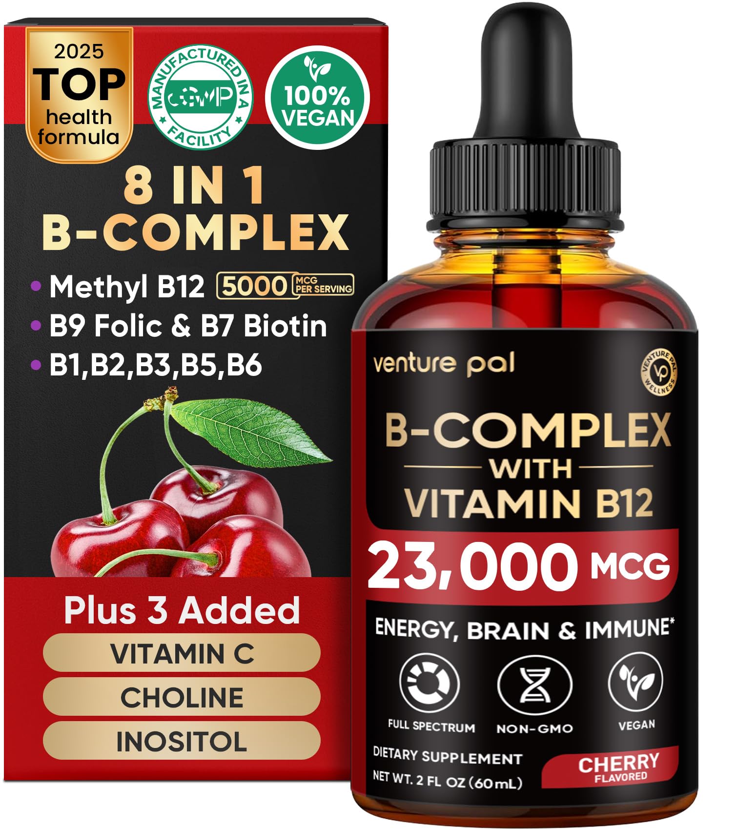 Venture Pal B Complex Liquid Drops bottle label