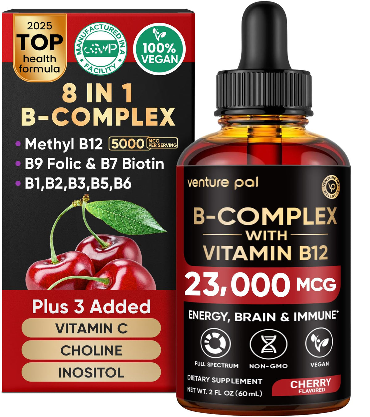 Venture Pal B Complex Liquid Drops bottle label