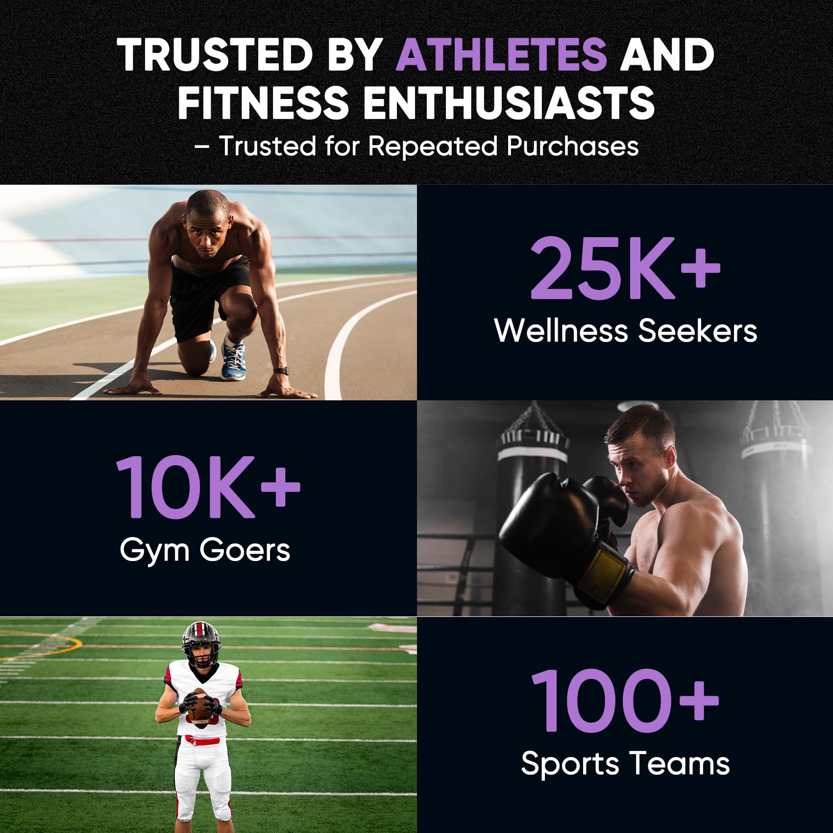 Athlete performing training with creatine supplement