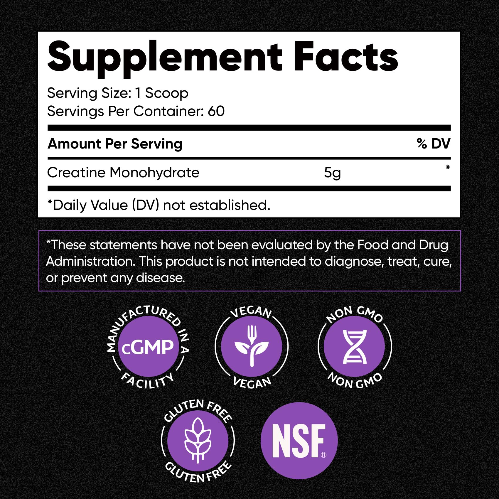 Keto-friendly creatine powder compatible with low-carb diets