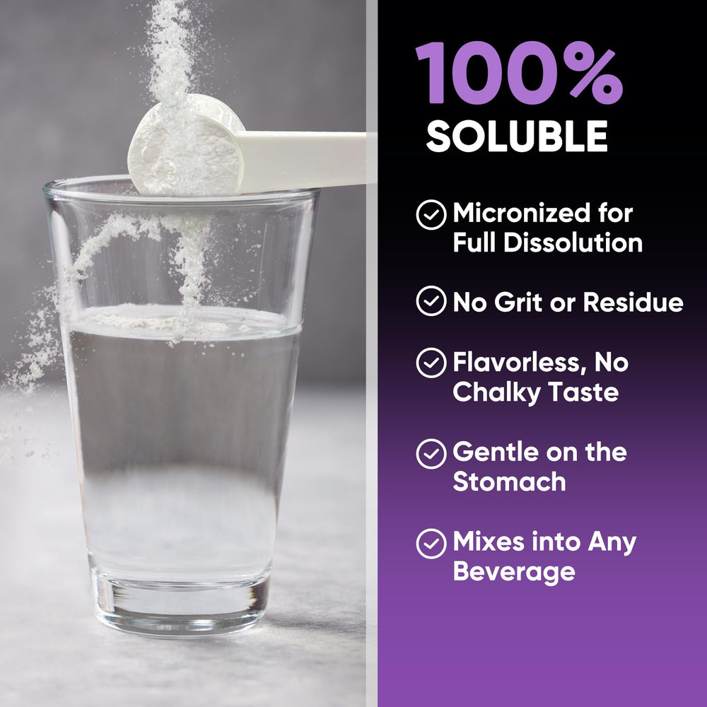 Independent lab testing certification for creatine purity