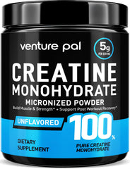 Micronized creatine monohydrate powder, 200 mesh texture