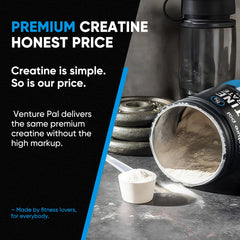 Creatine powder ingredients and purity label