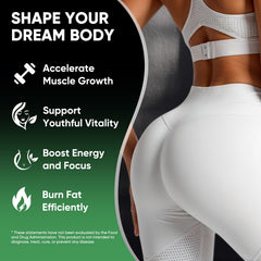 Keto-friendly gluten-free non-GMO creatine powder packaging