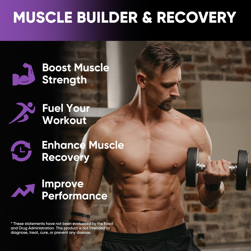 Unflavored creatine monohydrate powder in scoop