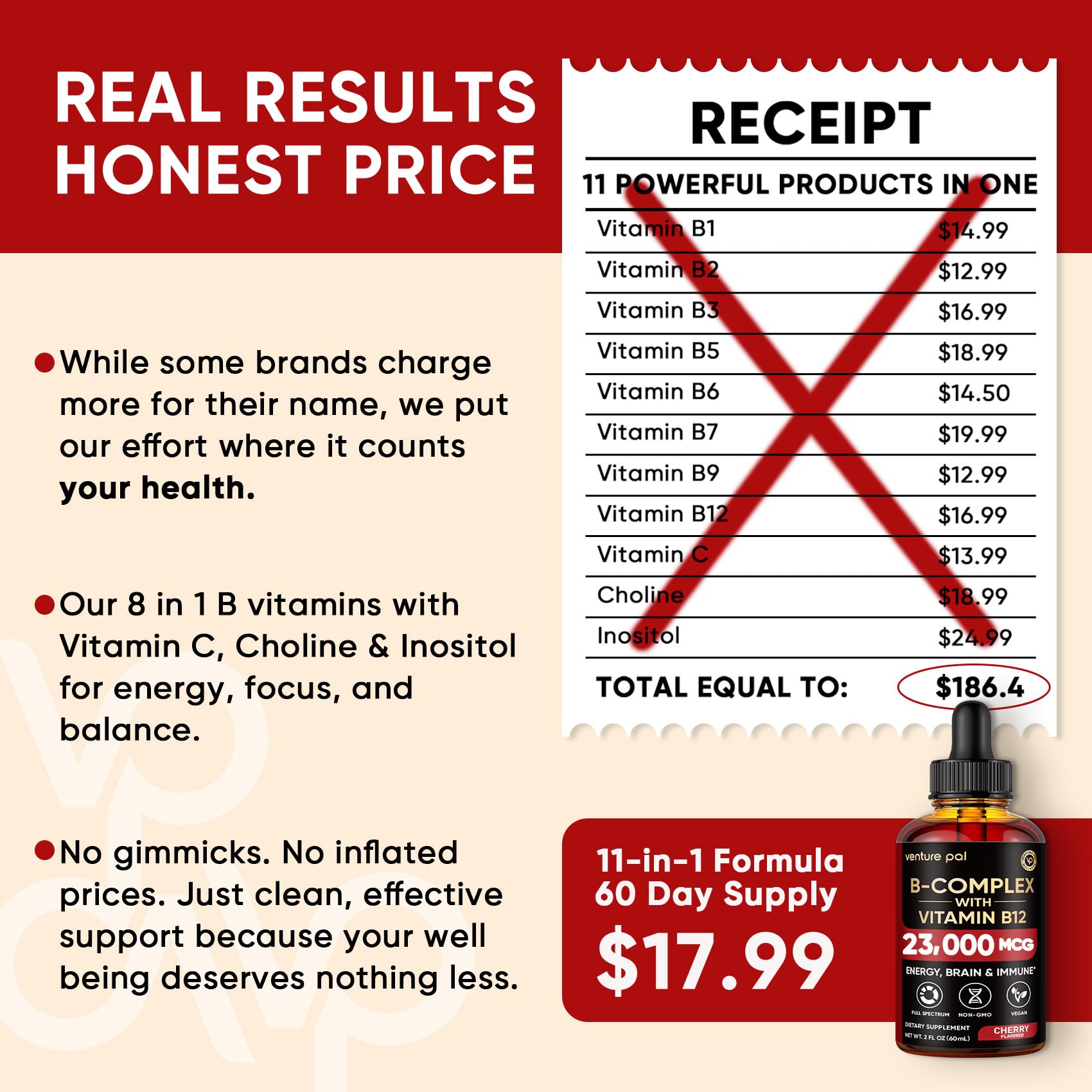 Vitamin C and immune support emphasis