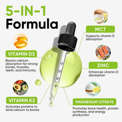 Lifestyle shot of bottle with dosage measurement visible