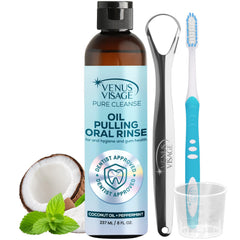 Venus Visage coconut oil pulling oil bottle 8 oz