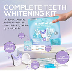 Close-up of LED whitening device and trays