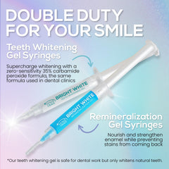 Two whitening mouth trays and accessories