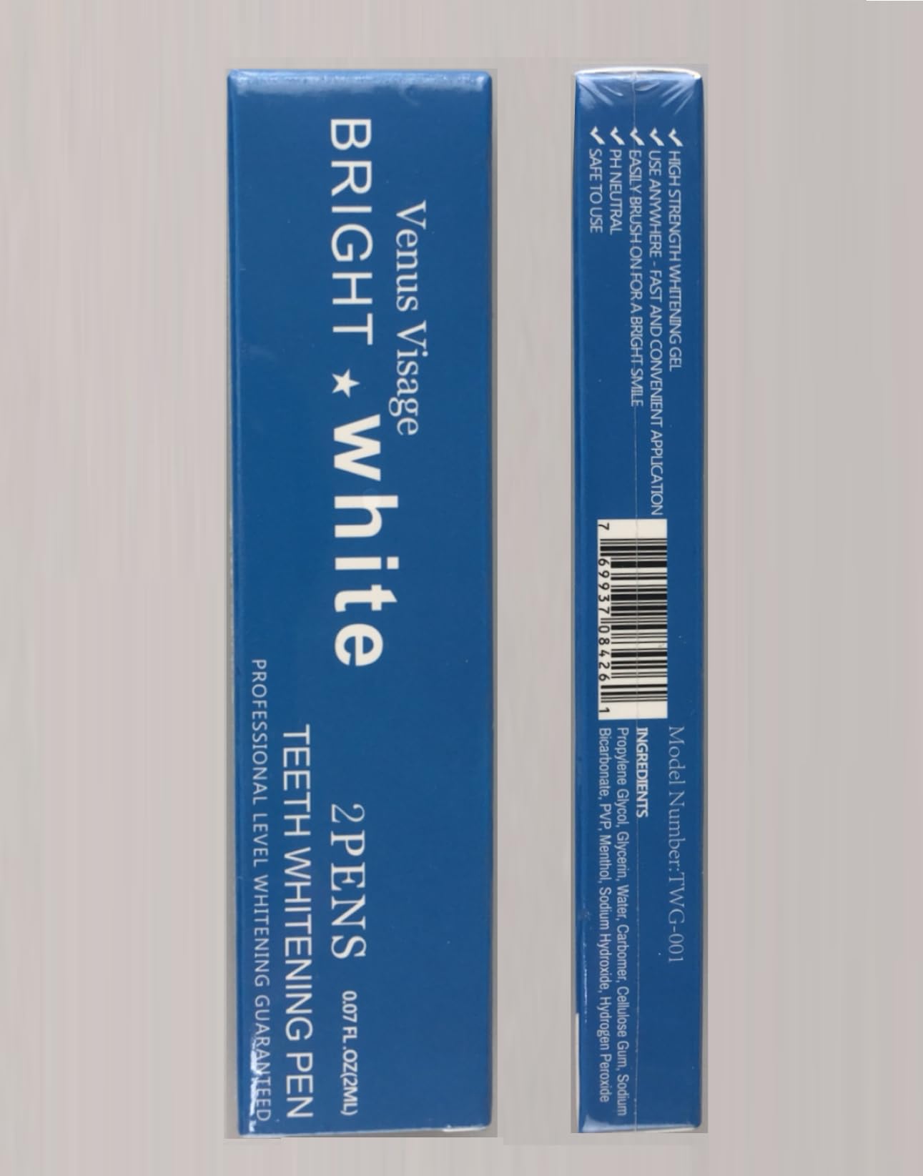Label highlighting the low-sensitivity formula on the pen