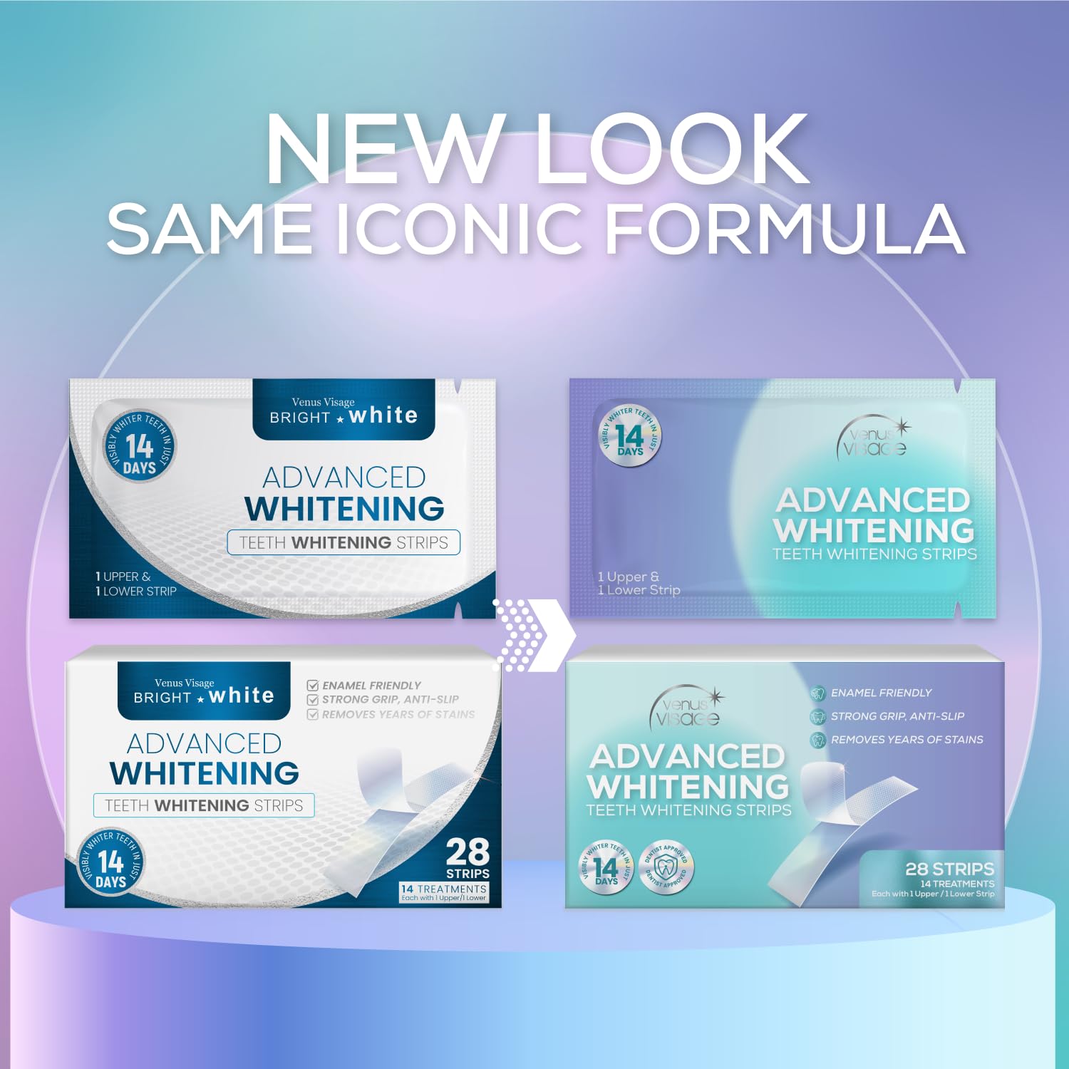 Smile after whitening with Venus Visage