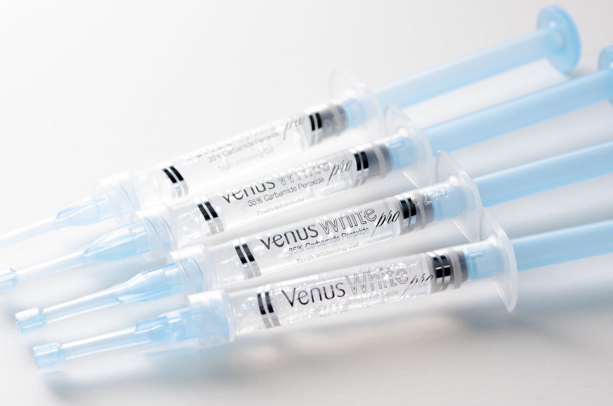 4-tube Venus Whitening Gel refill kit for at-home whitening