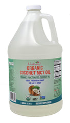 Bulk 1-gallon Verdana Coconut MCT Oil bottle for wholesale use