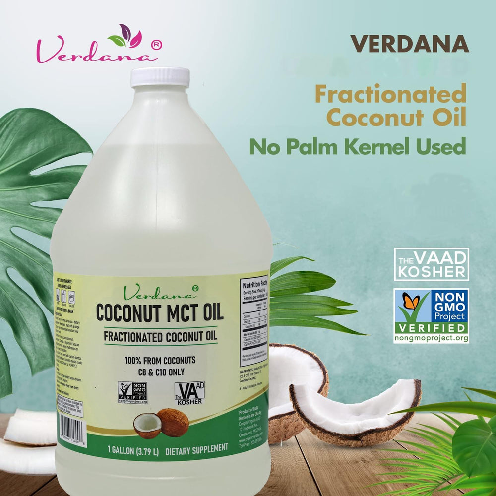 Pouring Verdana Coconut MCT Oil into keto coffee