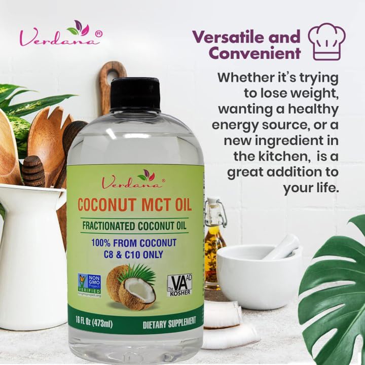 Large 32 oz Verdana MCT Oil value bottle