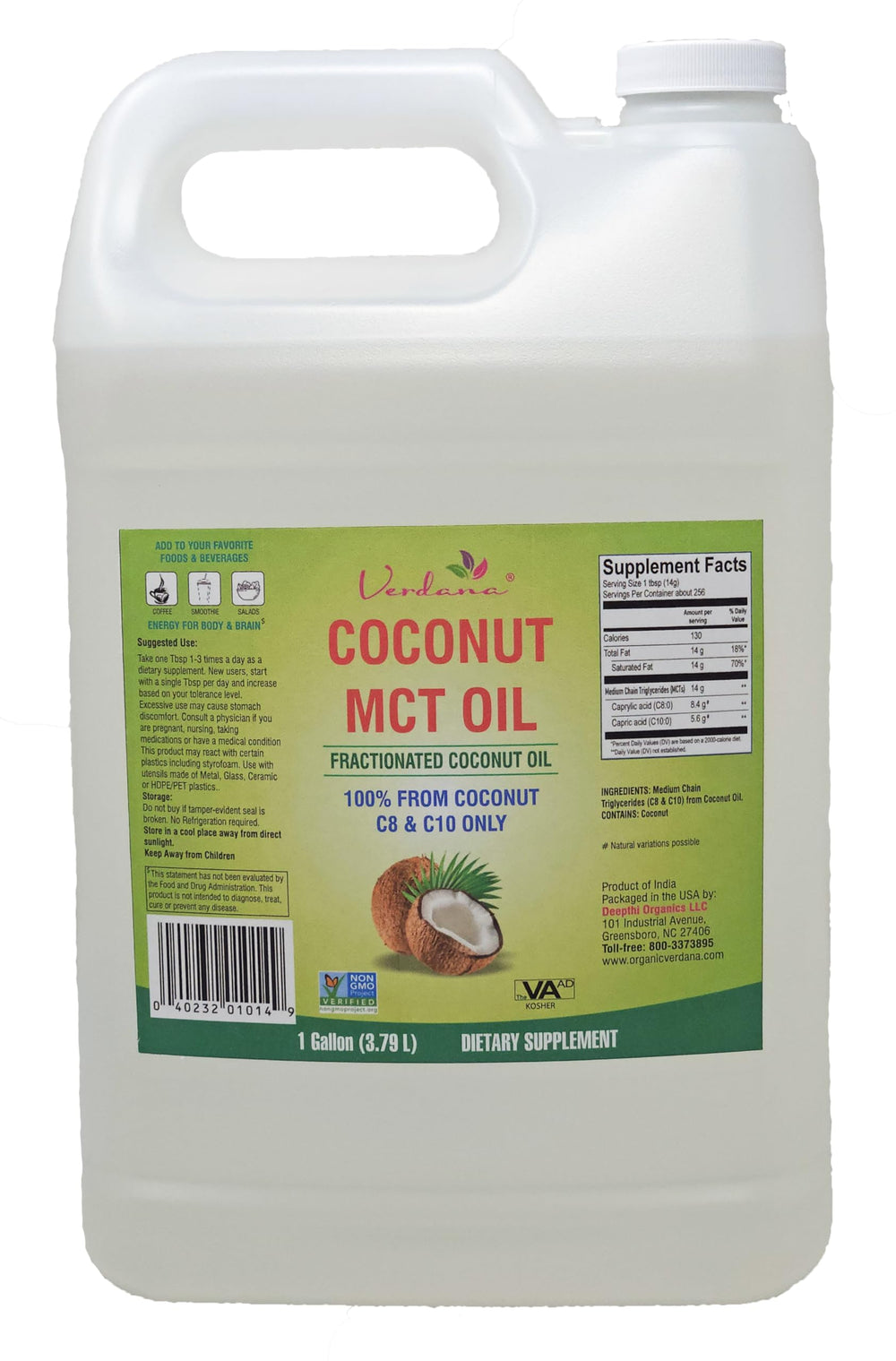 Palm-free icon for Verdana MCT Oil