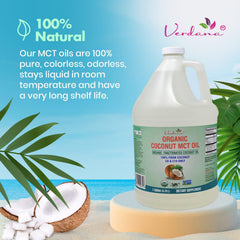 Verdana Organic Coconut MCT Oil vegan-friendly and suitable for cooking and cosmetics