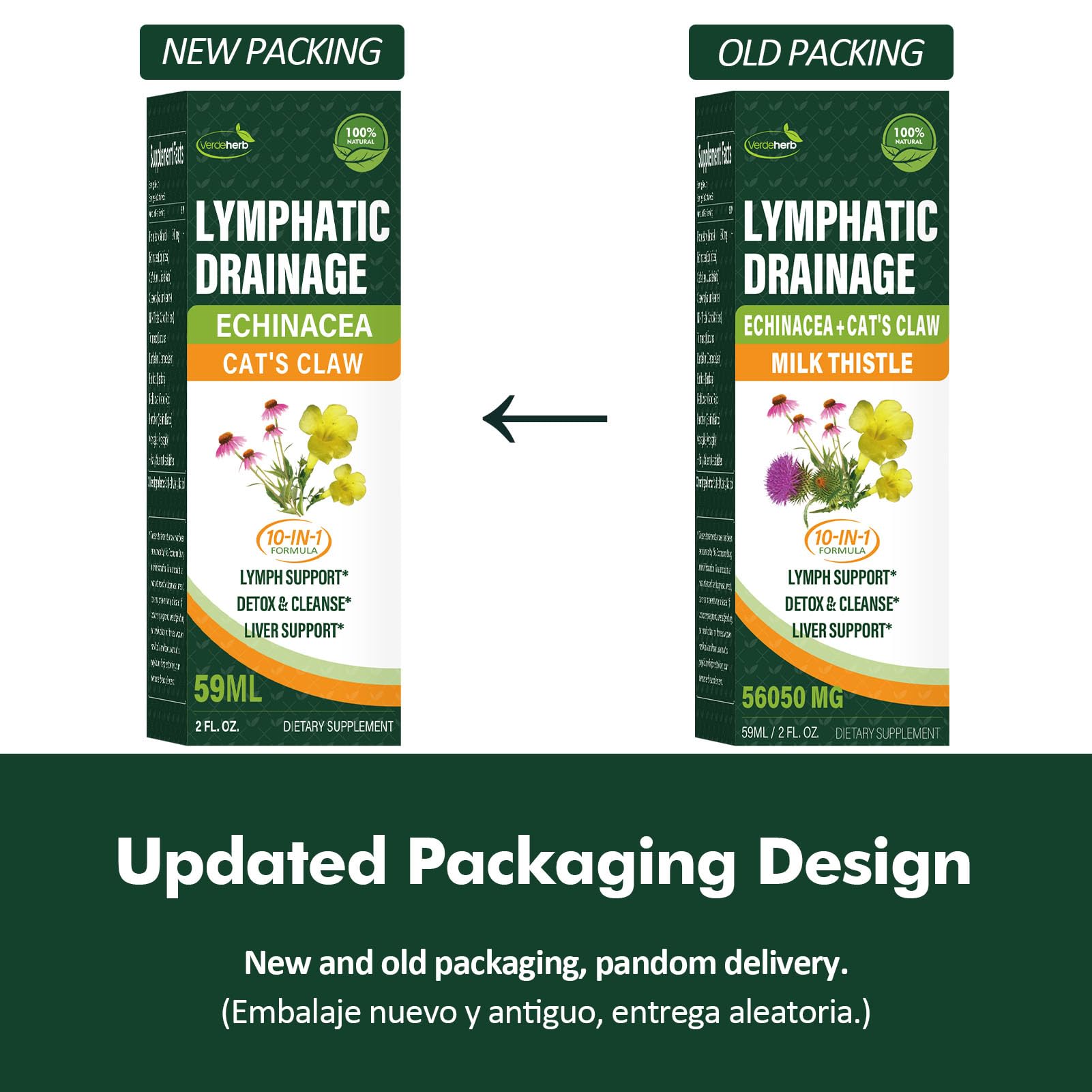 2oz bottle close-up label details