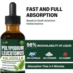 Polypodium Leucotomos Kalawalla root extract label