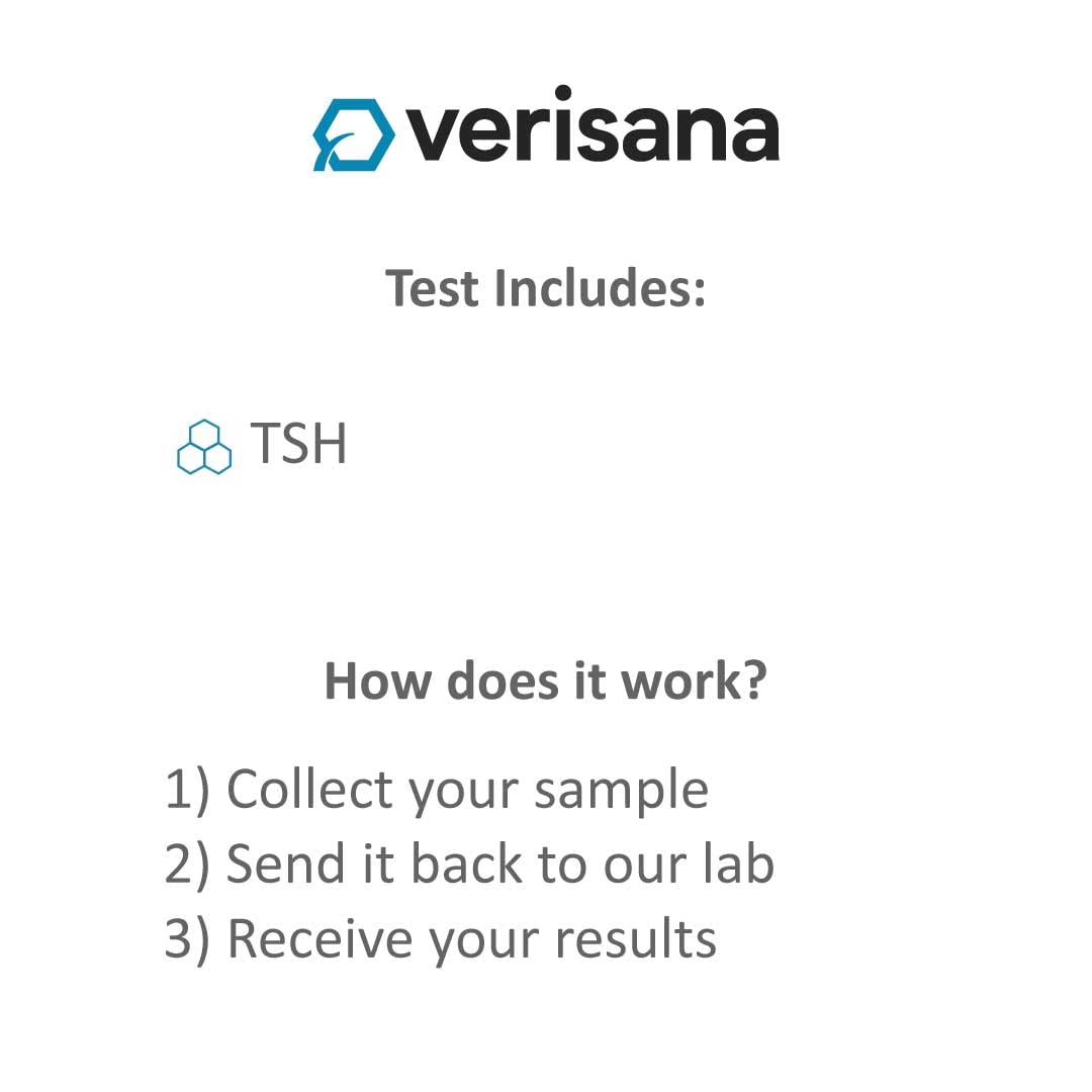 Verisana account showing downloadable test results