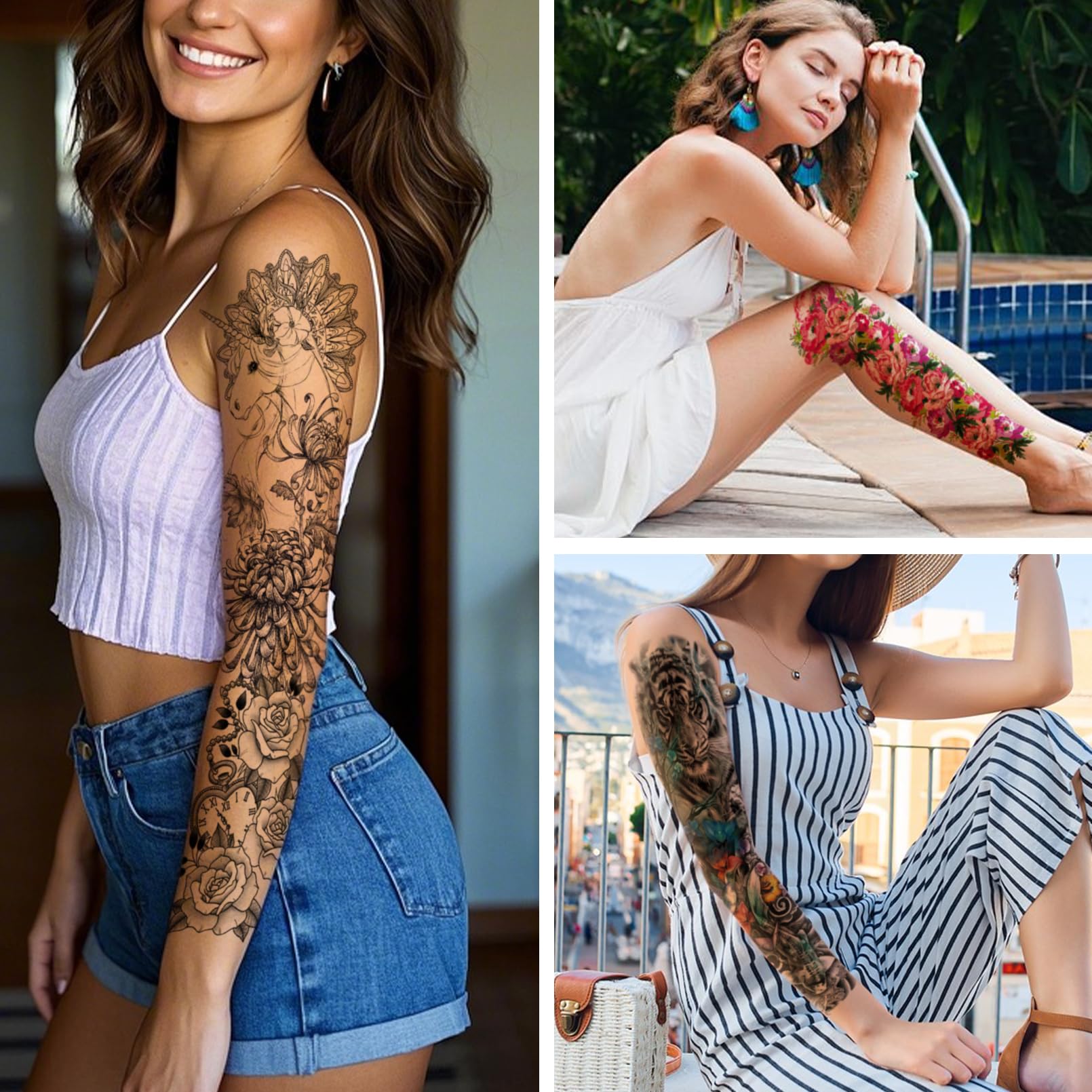 VERKSTAD quick easy-application tattoos for instant body art.