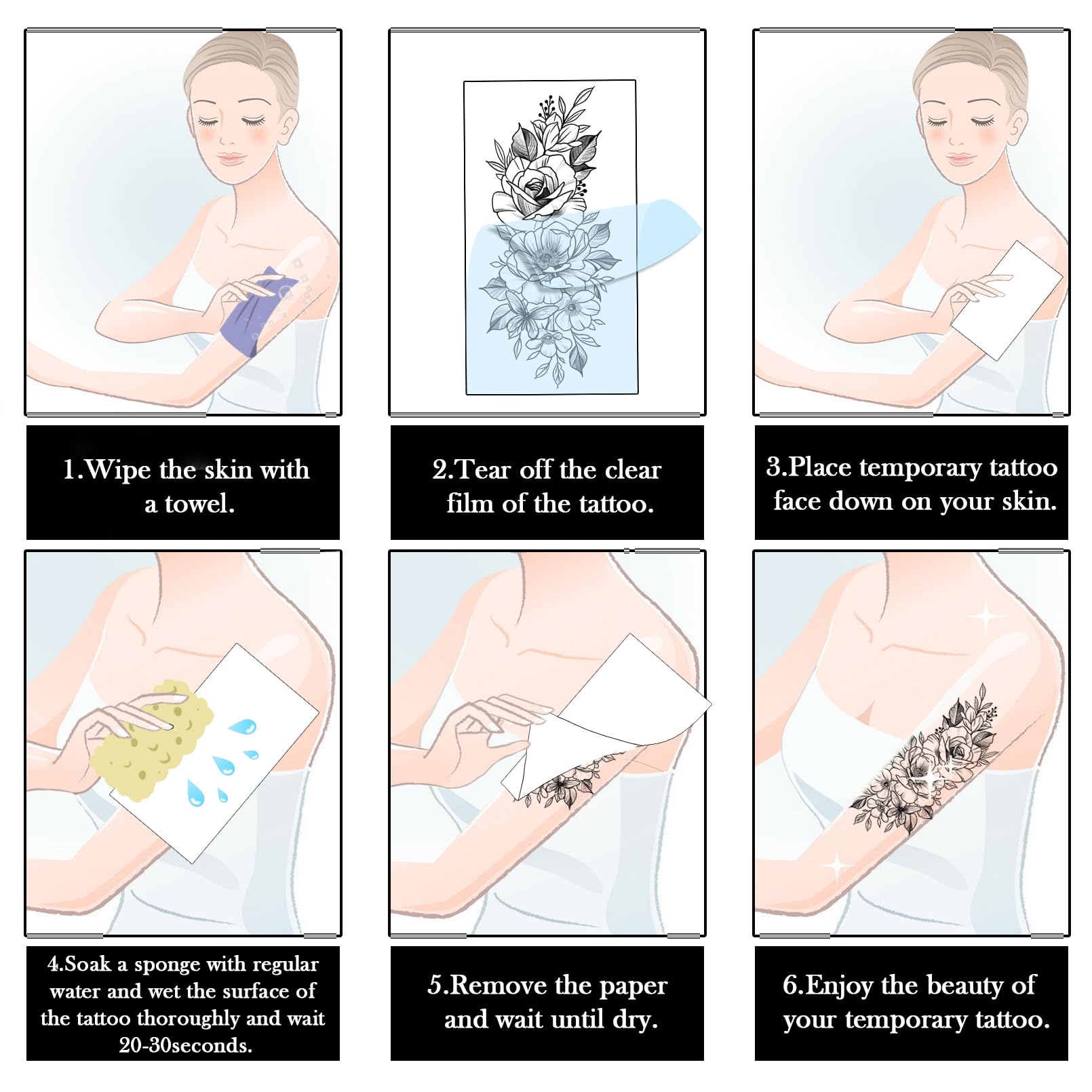 VERKSTAD quick-easy-application tattoos in minutes