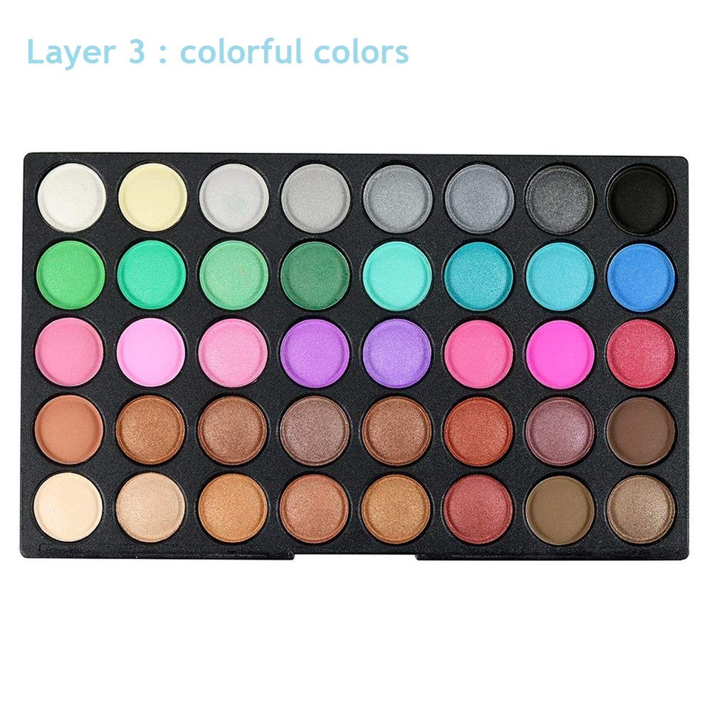 Veronni 120 Colors matte and shimmer colors for seamless layering