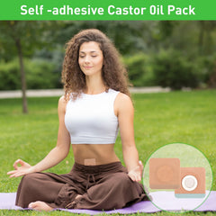 Patch usable on abdomen, knees, and feet