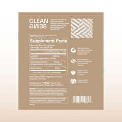 Close-up of luteolin and dihydroquercetin ingredients on the label
