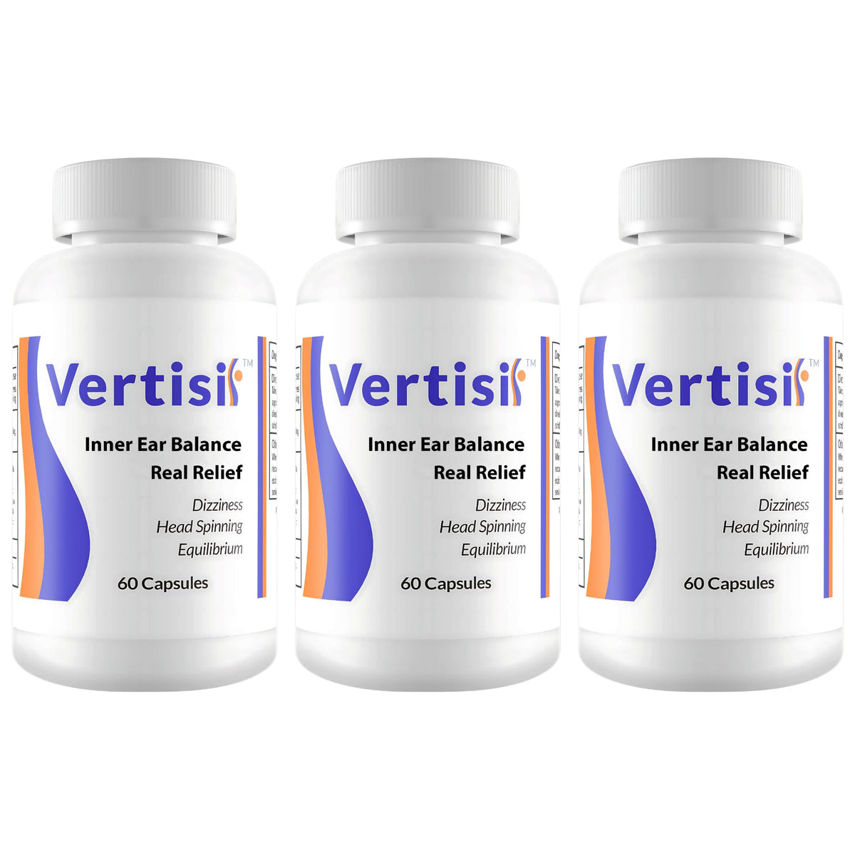 Vertisil bottle and capsules - natural vertigo relief