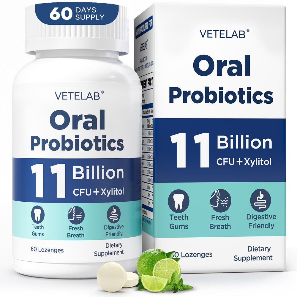 VeteLab Oral Probiotics 60 lozenges packaging