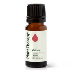 Vetiver essential oil bottle 10 mL - Plant Therapy