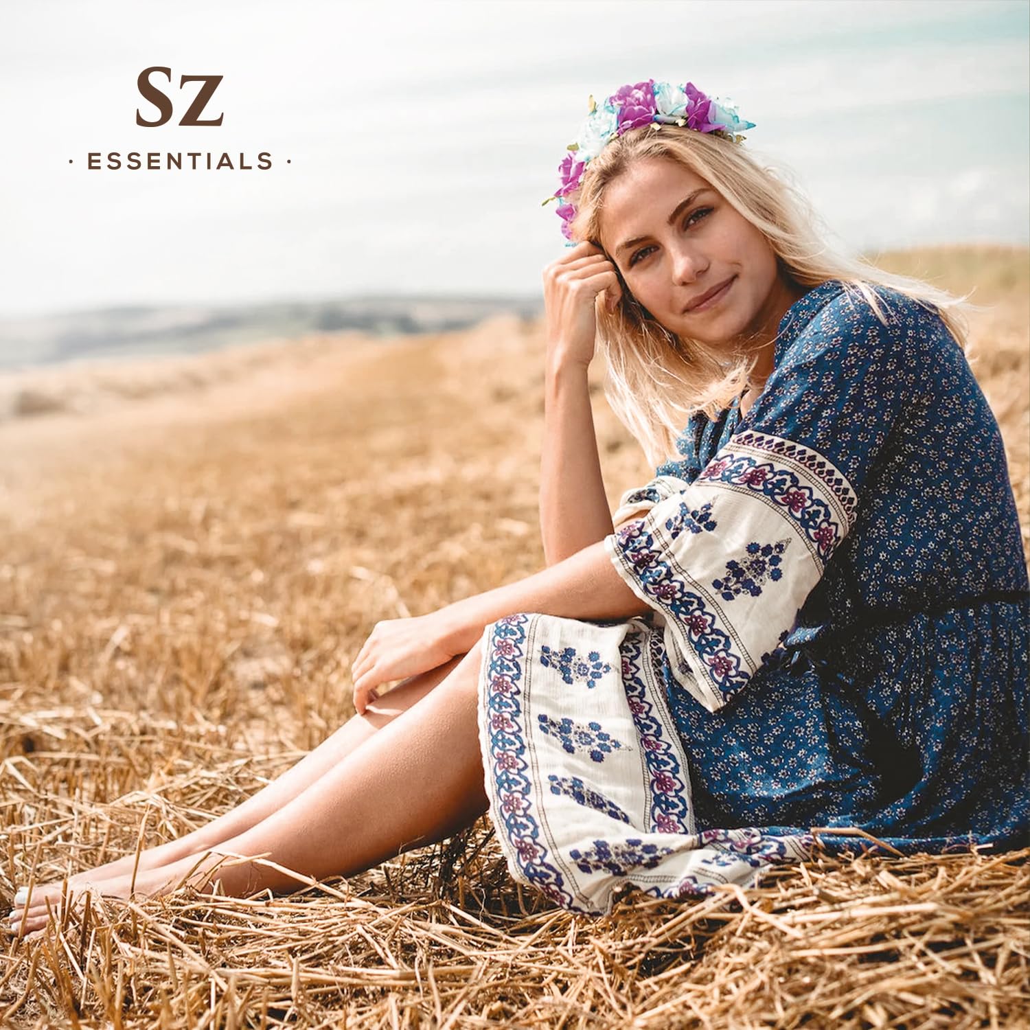 Sz Essentials packaging for Vetiver essential oil