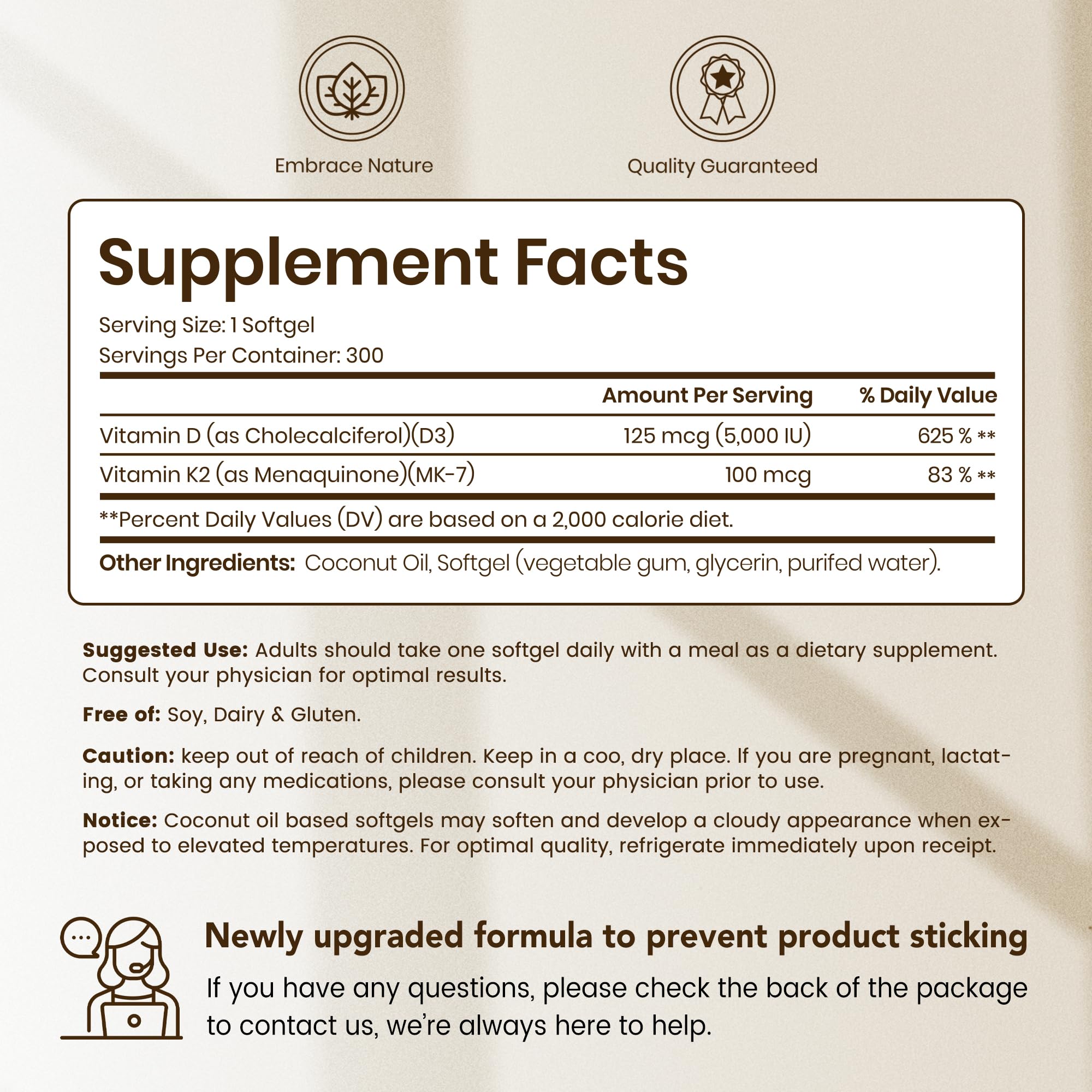 Softgel capsule with coconut oil base