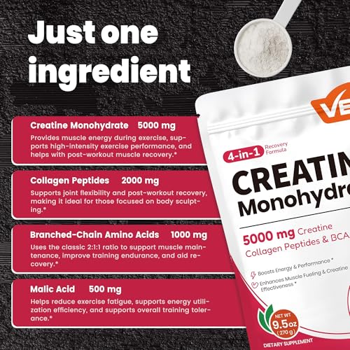 Illustration of energy and recovery benefits from VEV Creatine Monohydrate for Women