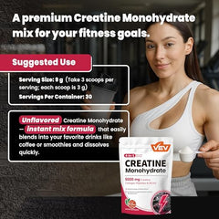 GMP-certified facility producing VEV Creatine Monohydrate for Women