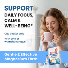 Single-serve stick packs for VEV Magnesium Complex for Women